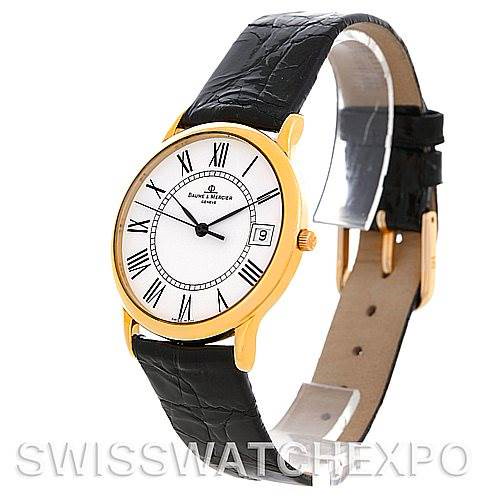 Baume Mercier Men's 18K Classima 1830 Quartz Watch MV045077 SwissWatchExpo