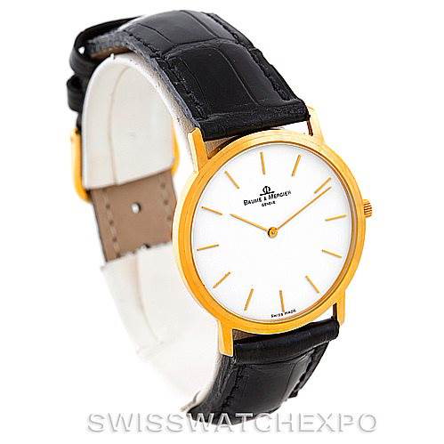 Baume Mercier Classima 14K Yellow Gold Men's Quartz Watch SwissWatchExpo