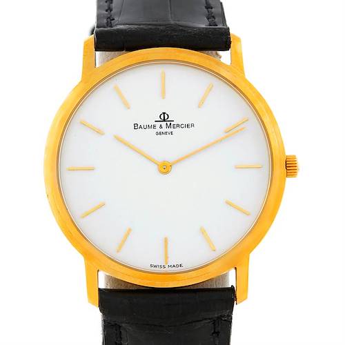 Photo of Baume Mercier Classima 14K Yellow Gold Men's Quartz Watch