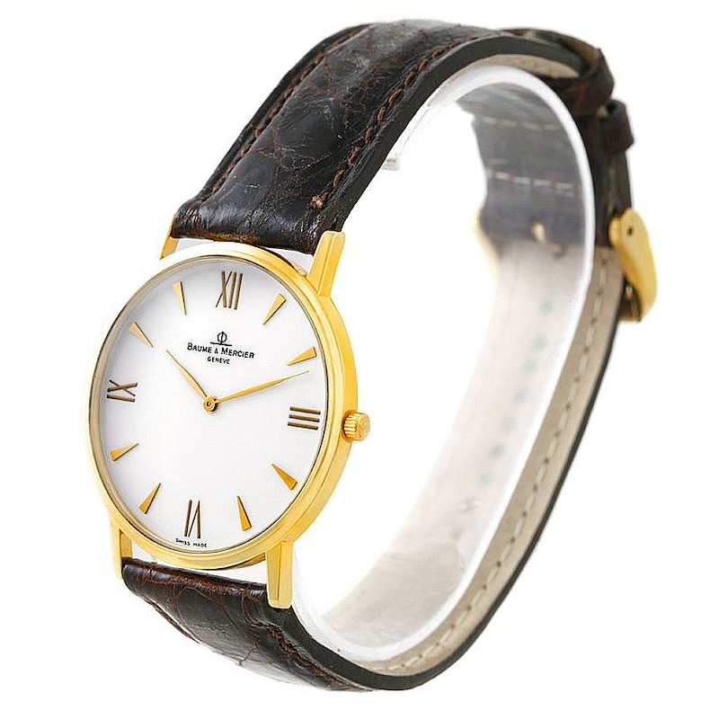 Baume Mercier Men's 18K Classima 1830 Quartz Watch MV045088 8069 SwissWatchExpo