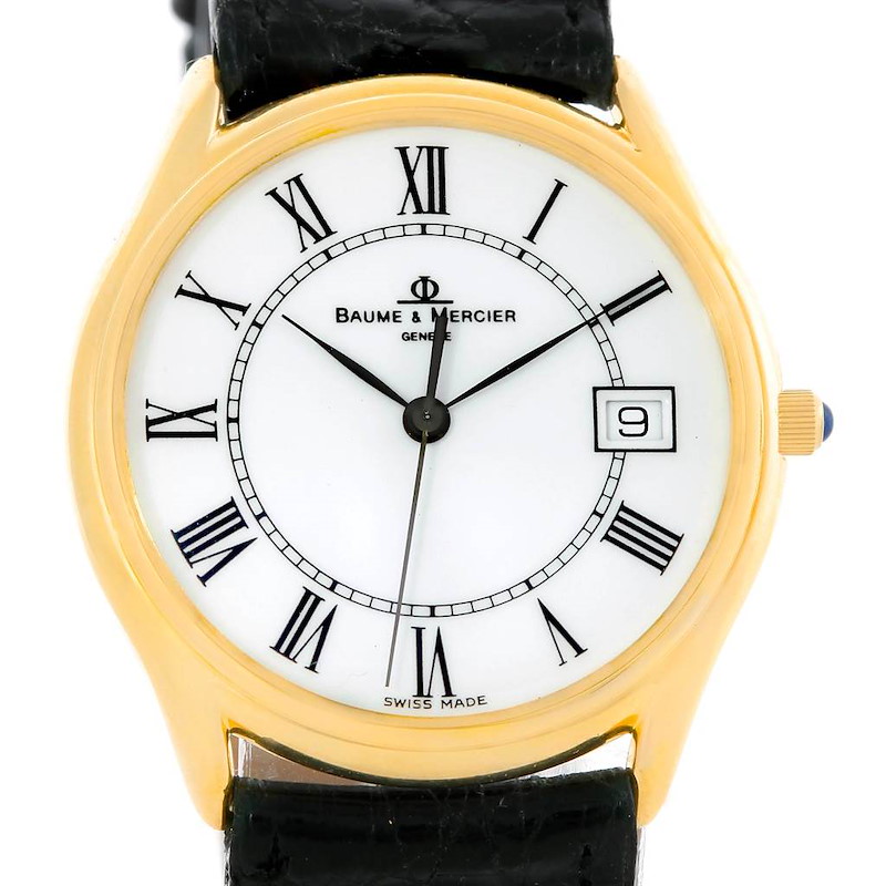 Baume Mercier Classima 14K Yellow Gold Mens Watch 95248 SwissWatchExpo