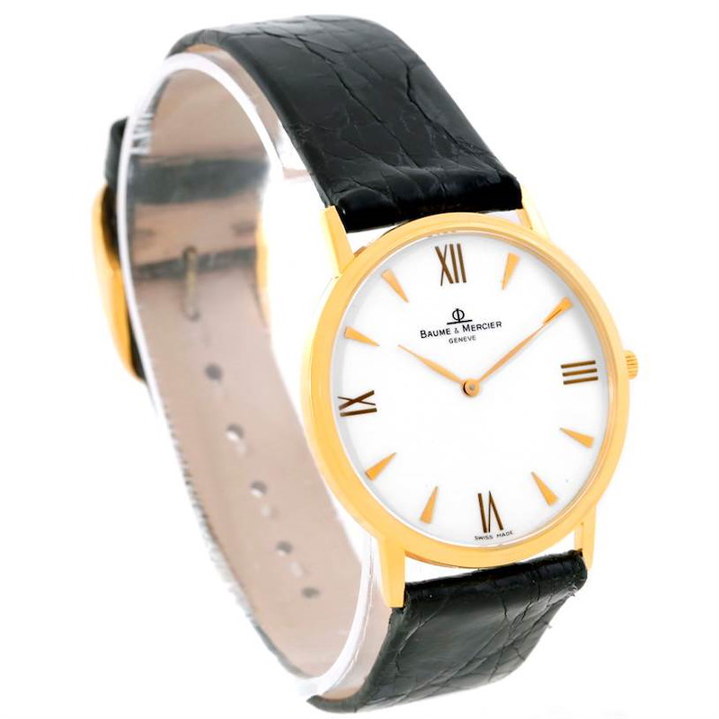 Baume Mercier Classima 1830 18K Yellow Gold Quartz Watch MV045088 SwissWatchExpo