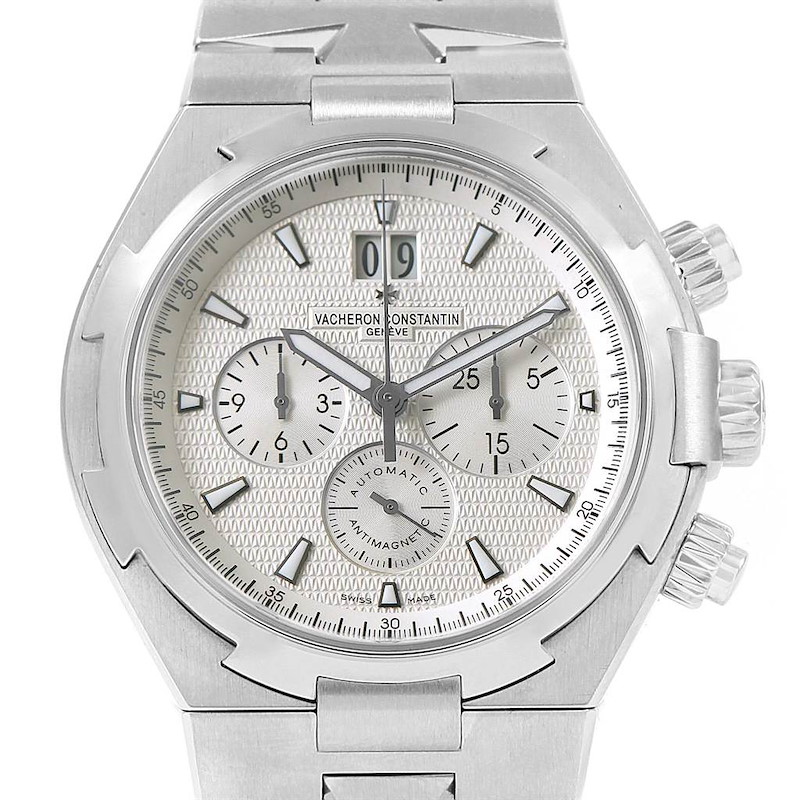 Vacheron Constantin Overseas Chronograph Silver Dial Watch 49150 SwissWatchExpo