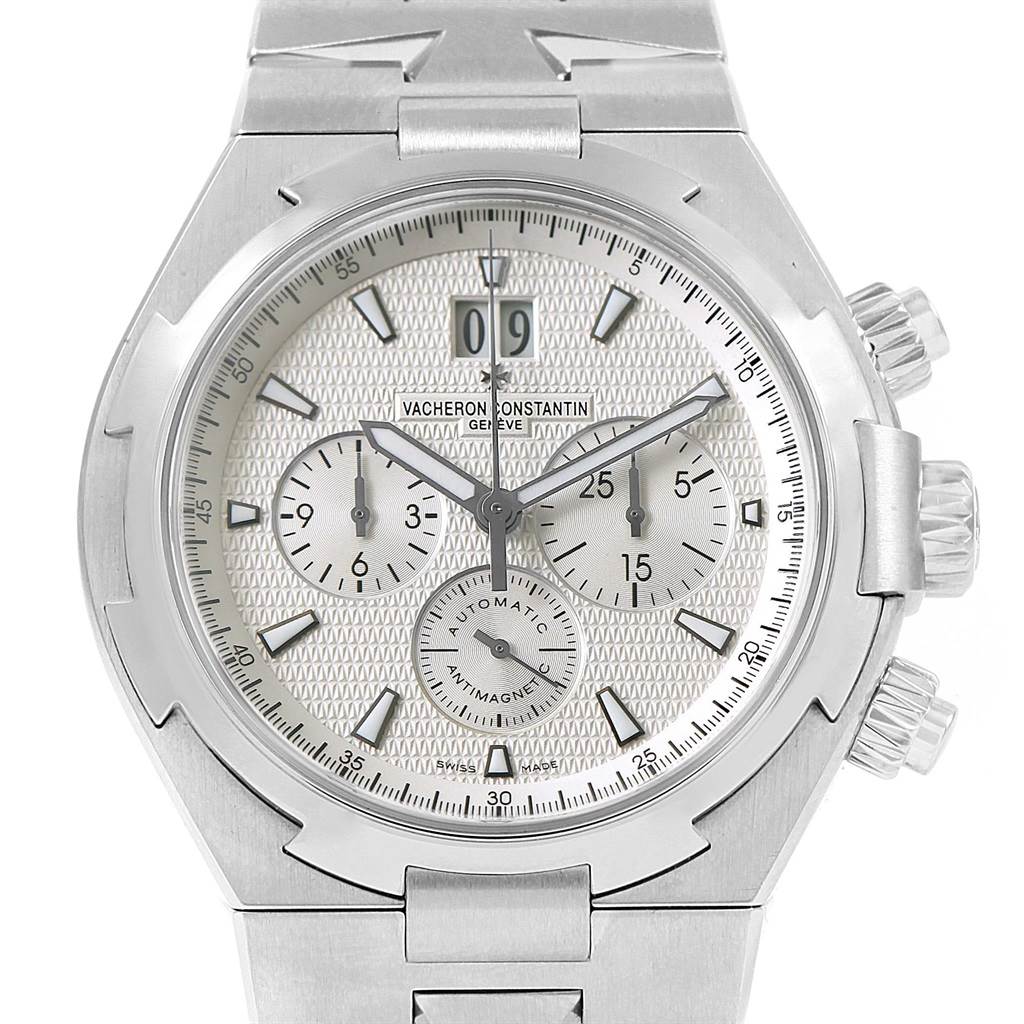 Vacheron Constantin Overseas Chronograph Silver Dial Watch 49150 ...