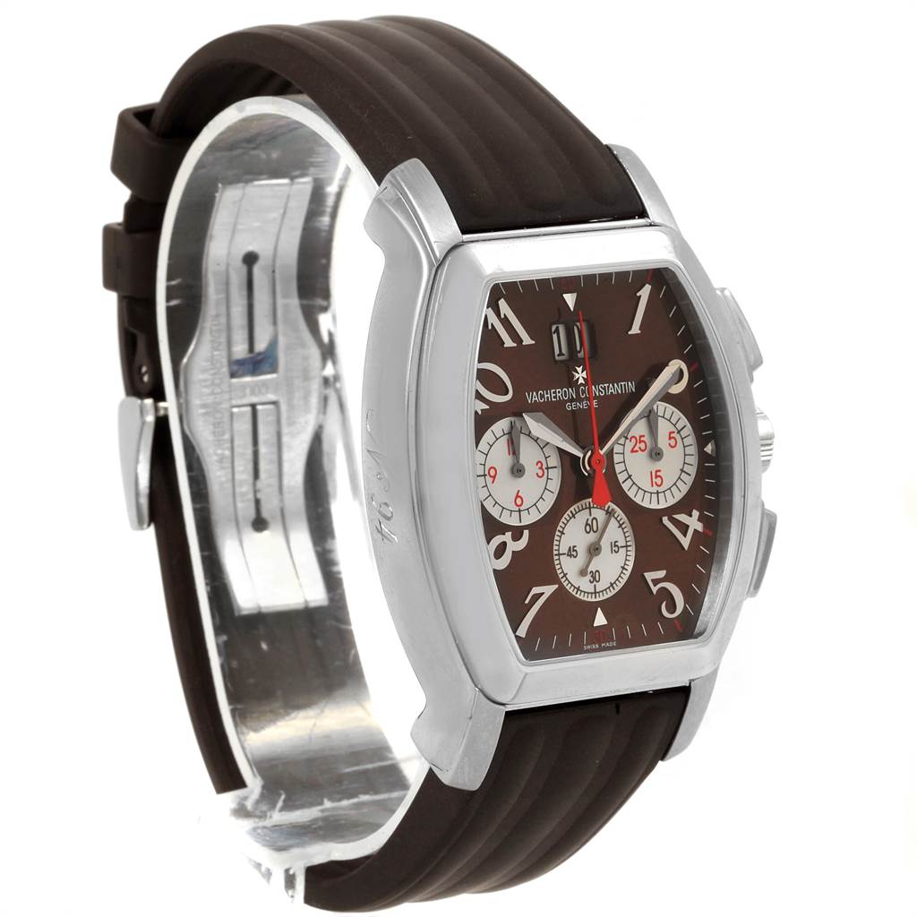 The image shows a Vacheron Constantin Malte model watch from a front-side angle.