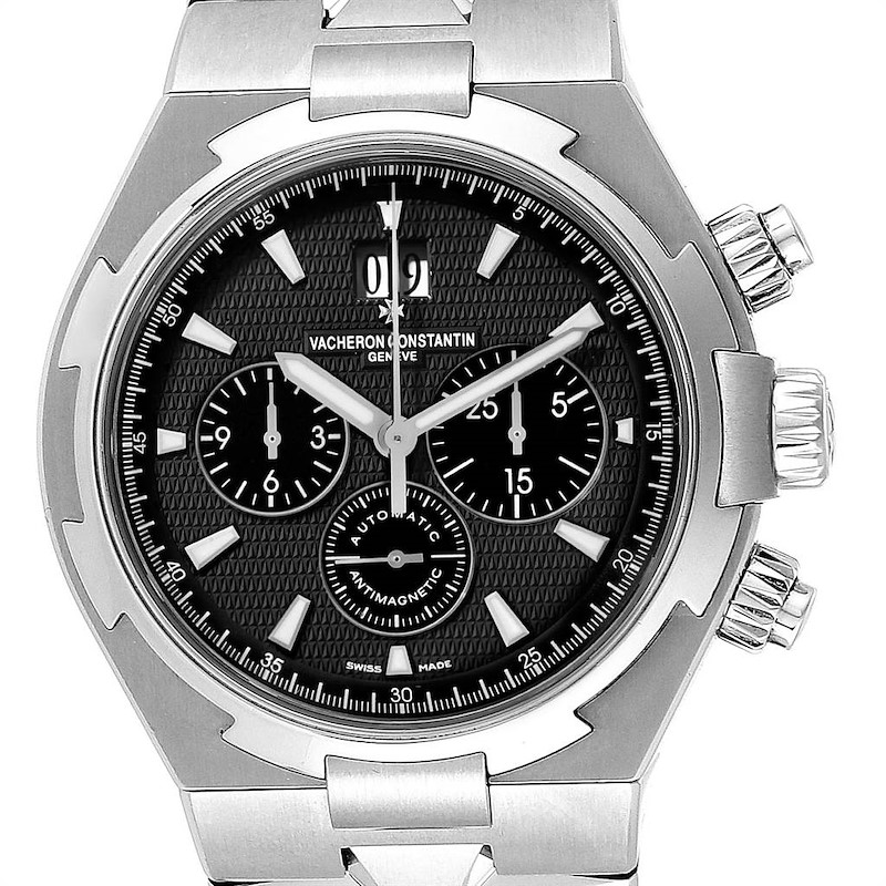 Vacheron Constantin Overseas Chronograph Black Dial Watch 49150 SwissWatchExpo
