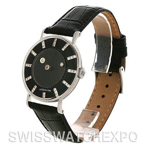 Lecoultre Vacheron Constantin Galaxy Mystery Dial 14K Black Gold Diamond Watch SwissWatchExpo