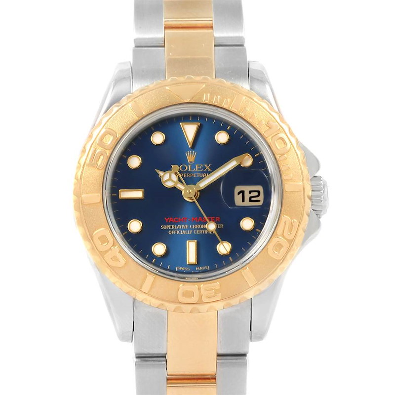 Rolex Yachtmaster Steel 18K Yellow Gold Ladies Watch 169623 Box SwissWatchExpo