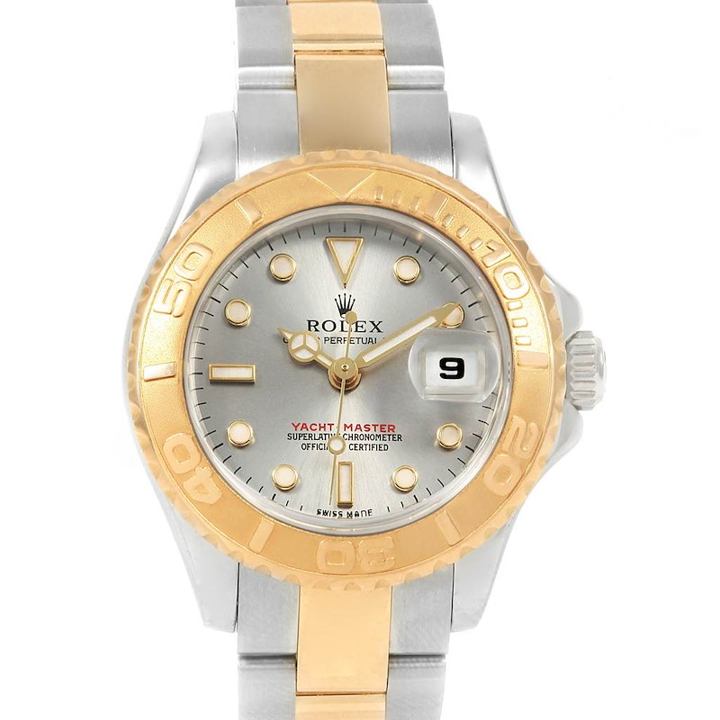 Rolex Yachtmaster Steel 18K Yellow Gold Ladies Watch 169623 Box SwissWatchExpo