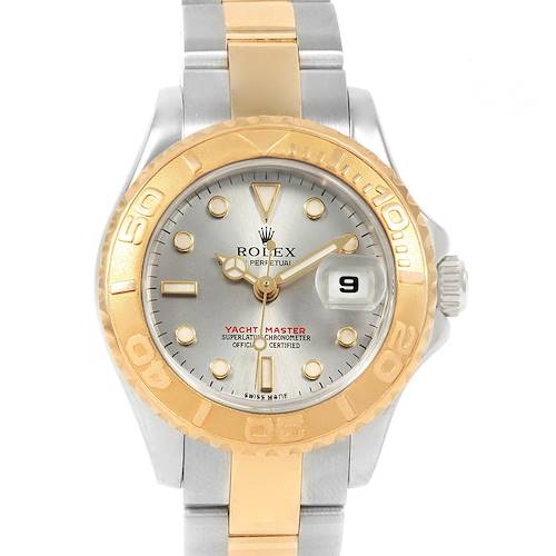 Photo of Rolex Yachtmaster Steel 18K Yellow Gold Ladies Watch 169623 Box