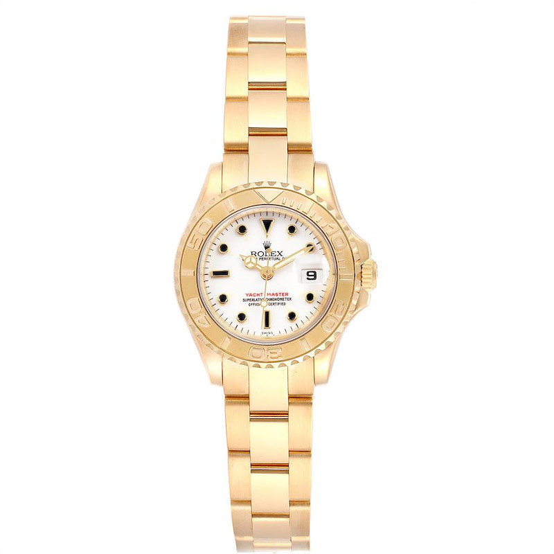 Rolex Yacht-Master 29 Yellow Gold Champagne Dial Oyster 169628 - Brand