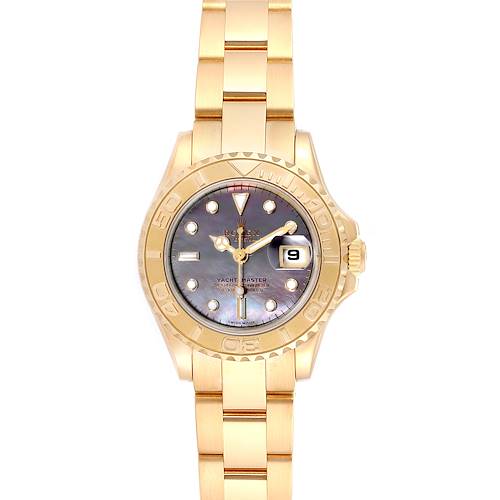 Photo of Rolex Yachtmaster 29 Yellow Gold MOP Dial Ladies Watch 169628