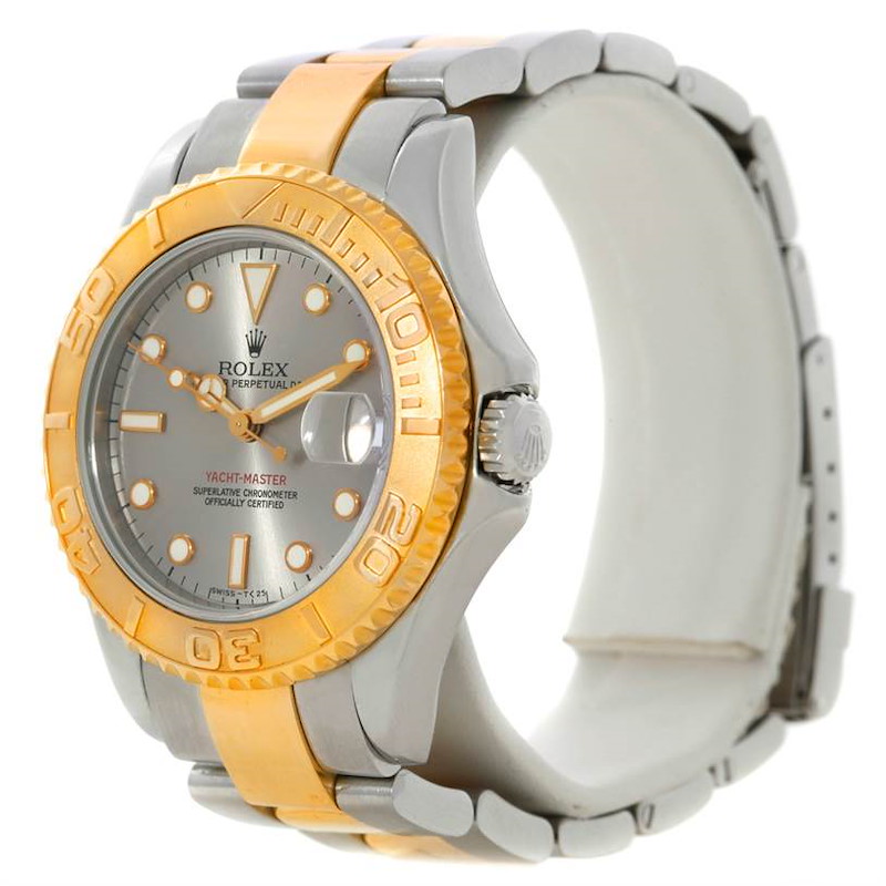 rolex midsize yachtmaster gold