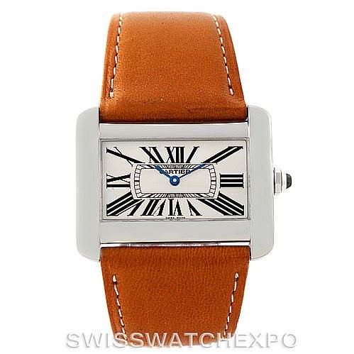 Cartier Tank Divan Large Stainless 