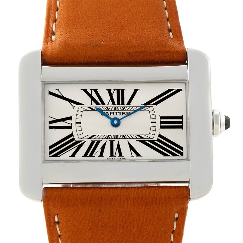 Cartier Tank Divan Large Stainless 