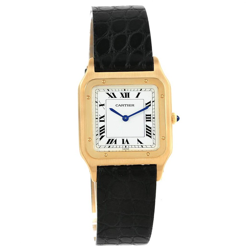 Cartier Santos Dumont Paris Yellow Gold Manual Watch 15751