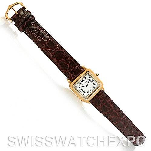 Cartier Paris Swiss Plaque Or G20m Wristwatch