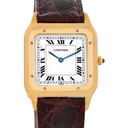 Photo of Cartier Santos Dumont Paris Mecanique 18k Yellow Gold Watch