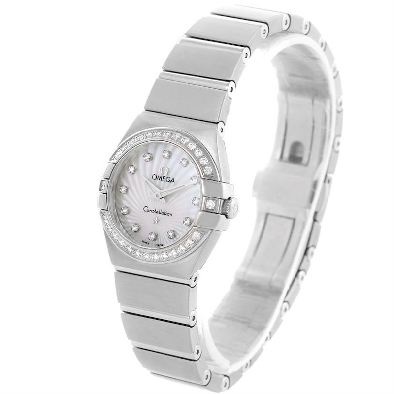 Omega Constellation 27mm Diamond Watch 123.15.27.60.55.002 Unworn SwissWatchExpo