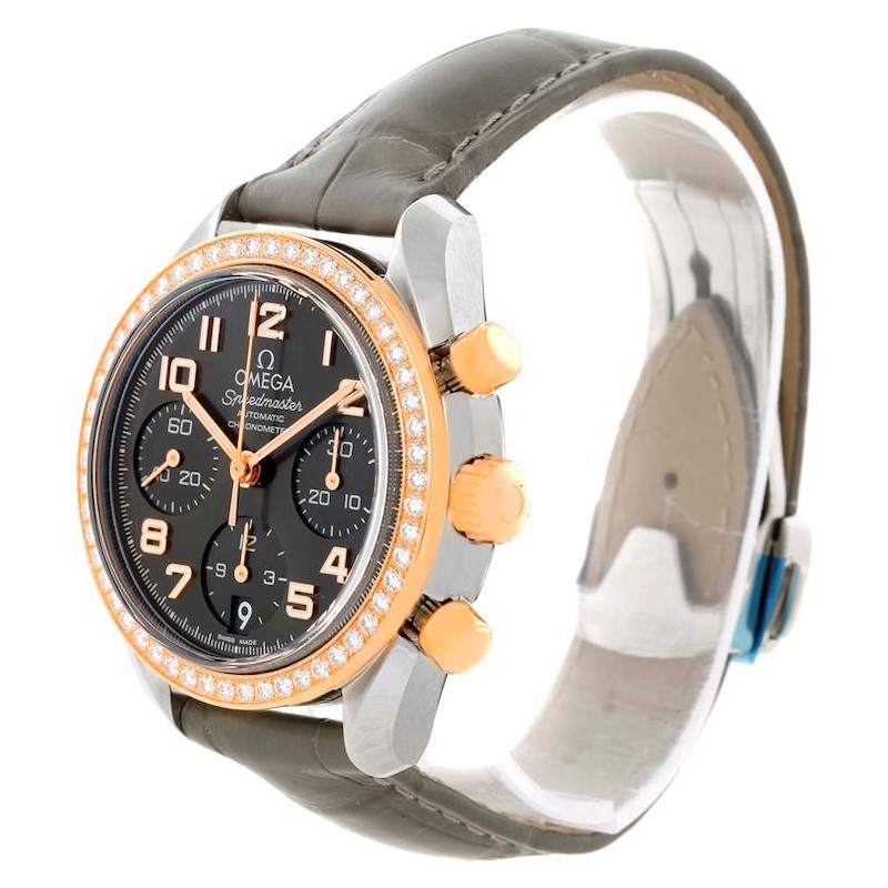 Omega Speedmaster Chronograph Diamond Watch 324.28.38.40.06.001 Unworn SwissWatchExpo
