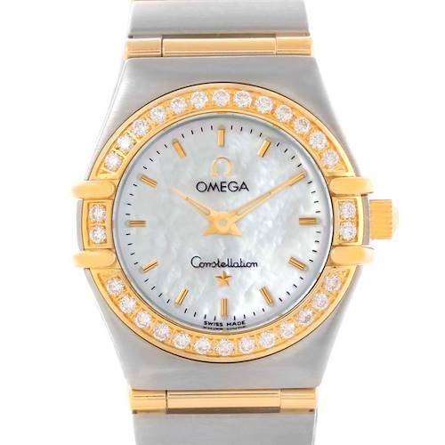 Photo of Omega Constellation My Choice Mini Steel Gold Diamond Watch 1267.70.00