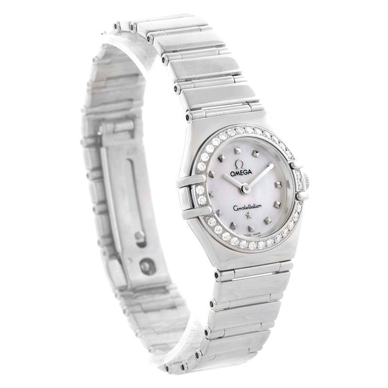 Omega Constellation My Choice Mini Diamond Steel Watch 1465.71.00 SwissWatchExpo