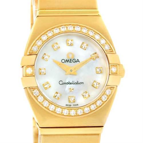 Photo of Omega Constellation Double Eagle Yellow Gold Diamond Watch 1189.75.00
