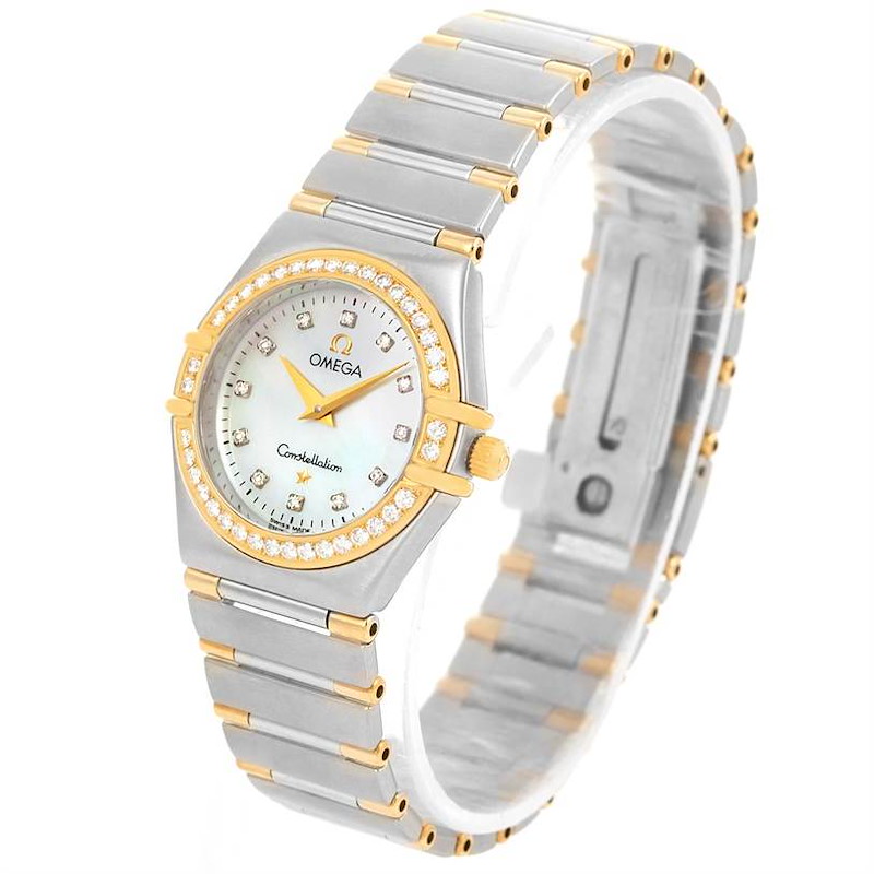 Omega Constellation My Choice Steel Yellow Gold Diamond Watch 1376.75.00 SwissWatchExpo
