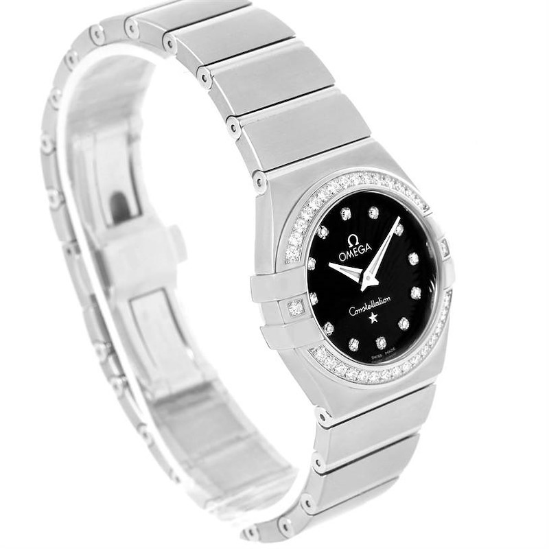 Omega Constellation 27mm Diamond Watch 123.15.27.60.51.001 Unworn SwissWatchExpo