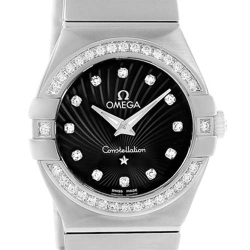 Photo of Omega Constellation 27mm Diamond Watch 123.15.27.60.51.001 Unworn