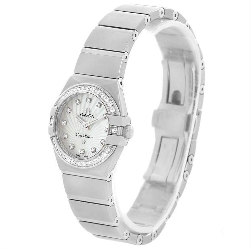 Omega Constellation Diamond Ladies Watch 123.15.24.60.55.004 Unworn SwissWatchExpo