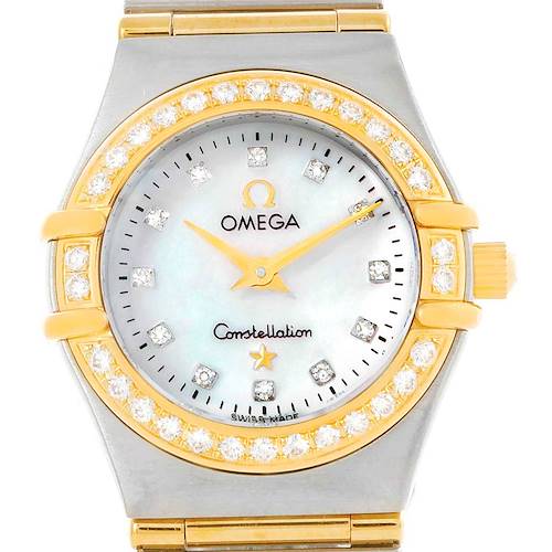 Photo of Omega Constellation My Choice Mini Steel Gold Diamond Watch 1267.75.00