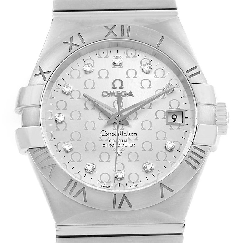 Omega Constellation Steel Diamond Ladies Watch 123.10.35.20.52.002 SwissWatchExpo