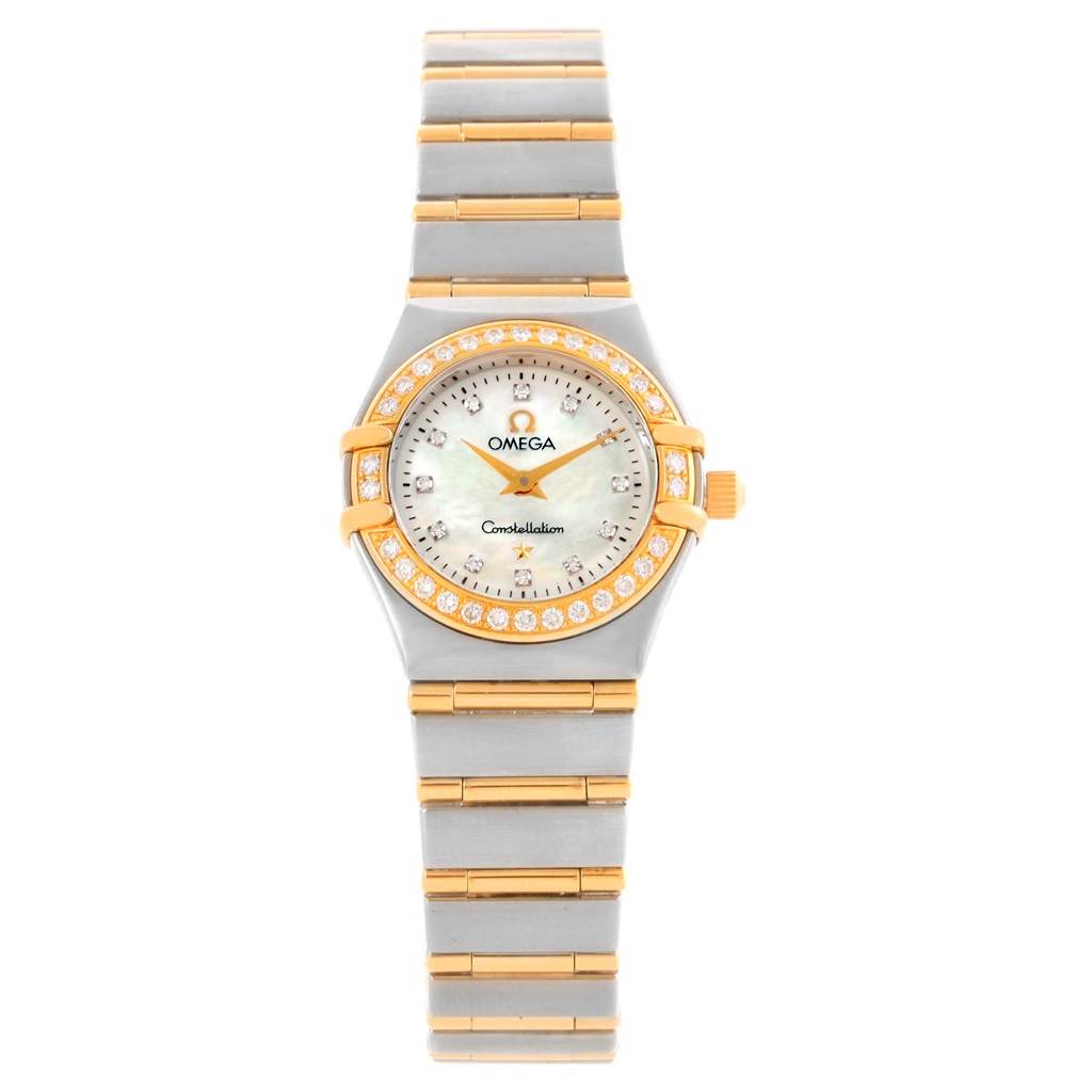 Omega Constellation My Choice Mini Ladies Diamond Watch 1267.75.00 ...