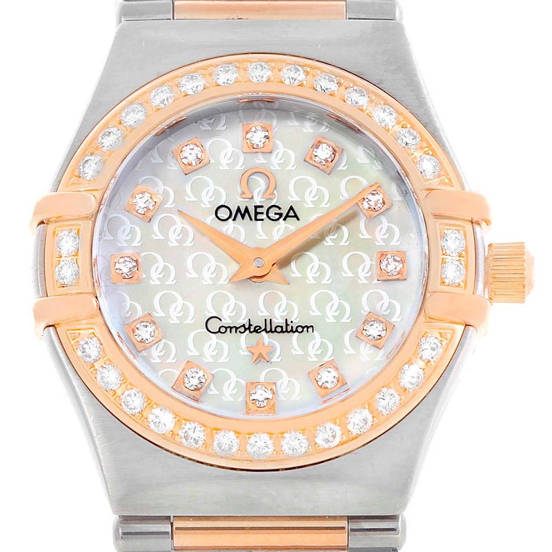 Omega Constellation My Choice Mini Diamond Watch 1360.75.00 Box Papers SwissWatchExpo