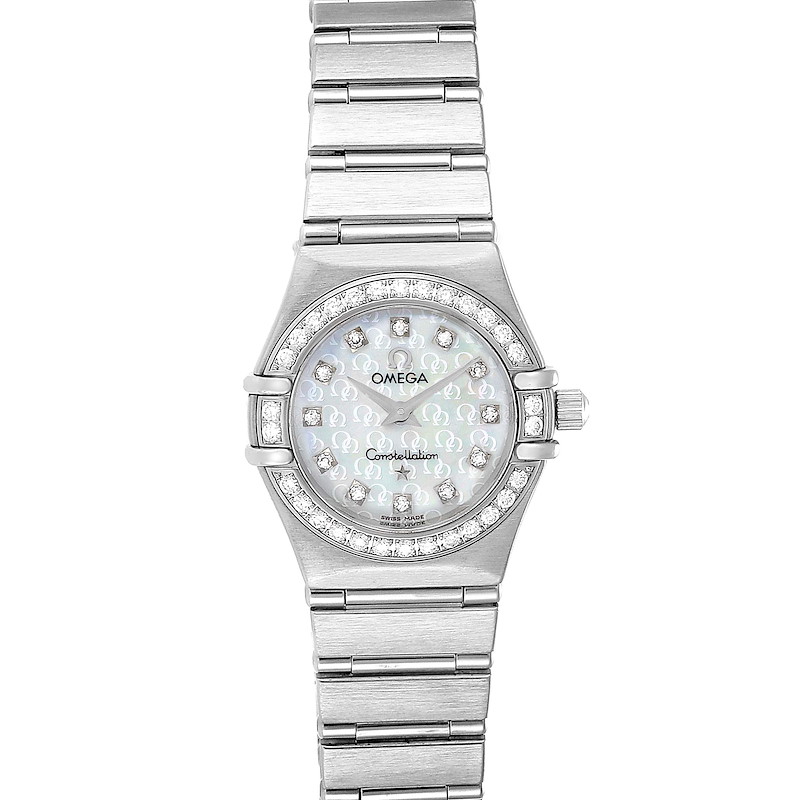 Omega Constellation 95 Mini Diamond Ladies Watch 1460.75.00 SwissWatchExpo