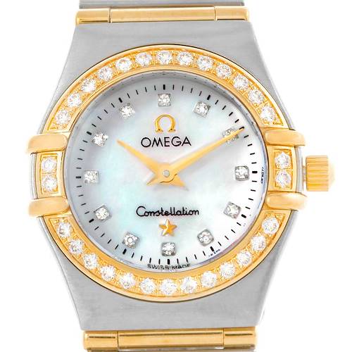 Photo of Omega Constellation Mini Mother of Pearl Diamond Watch 1267.75.00