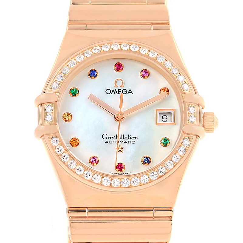 Omega Constellation Iris My Choice Rose Gold Ladies Watch 1140.79 SwissWatchExpo