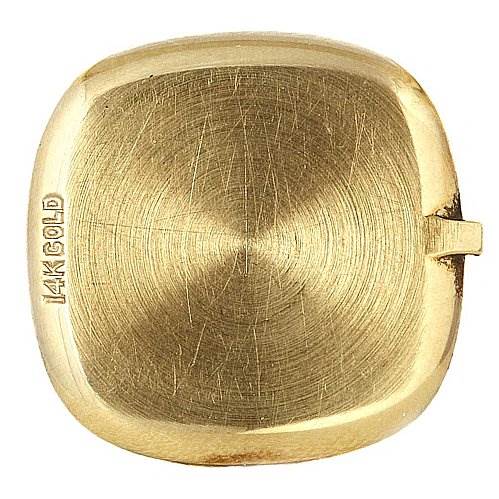 This image shows the back case of the Omega H7892-R Women's Yellow Gold Champagne Dial H7892-R Women's Yellow Gold Champagne Dial Vintage Ladies 14k Yellow Gold Diamond Watch.