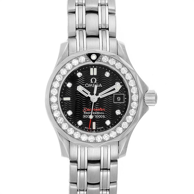 Omega Seamaster 300m Diamond Ladies Watch 212.15.28.61.51.001 Box SwissWatchExpo