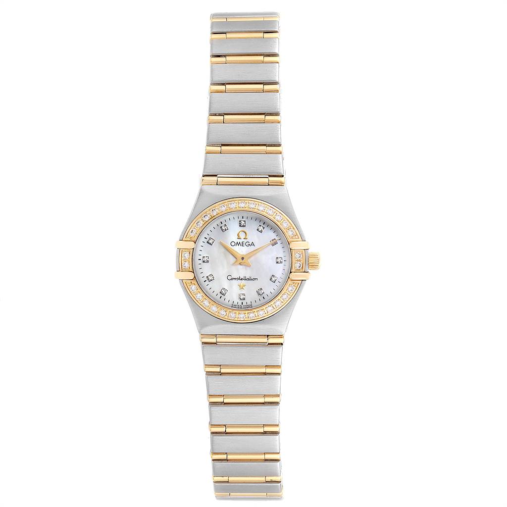 Omega Constellation 22 Mother of Pearl Diamond Ladies Watch 1267.75.00 ...