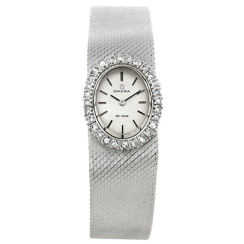 omega deville ladies diamond watch