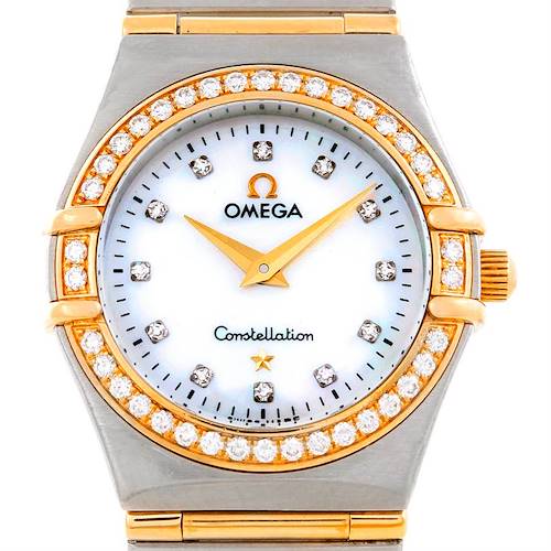 Photo of Omega Constellation My Choice Steel Gold Diamond Watch 123.25.24.60.55.003