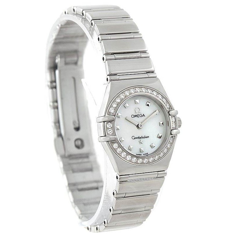 Omega Constellation My Choice Ladies Diamond Mini Watch 1465.71.00 SwissWatchExpo