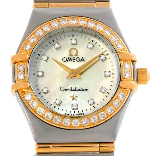 Photo of Omega Constellation My Choice Steel Gold Diamond Watch 1267.75.00
