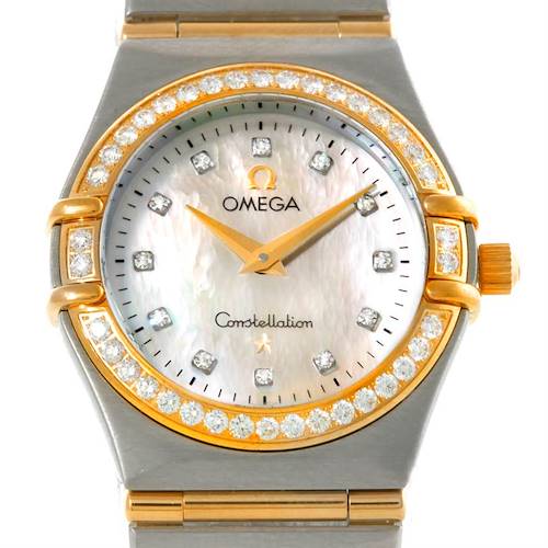 Photo of Omega Constellation My Choice Steel Gold Diamond Watch 1277.75.00