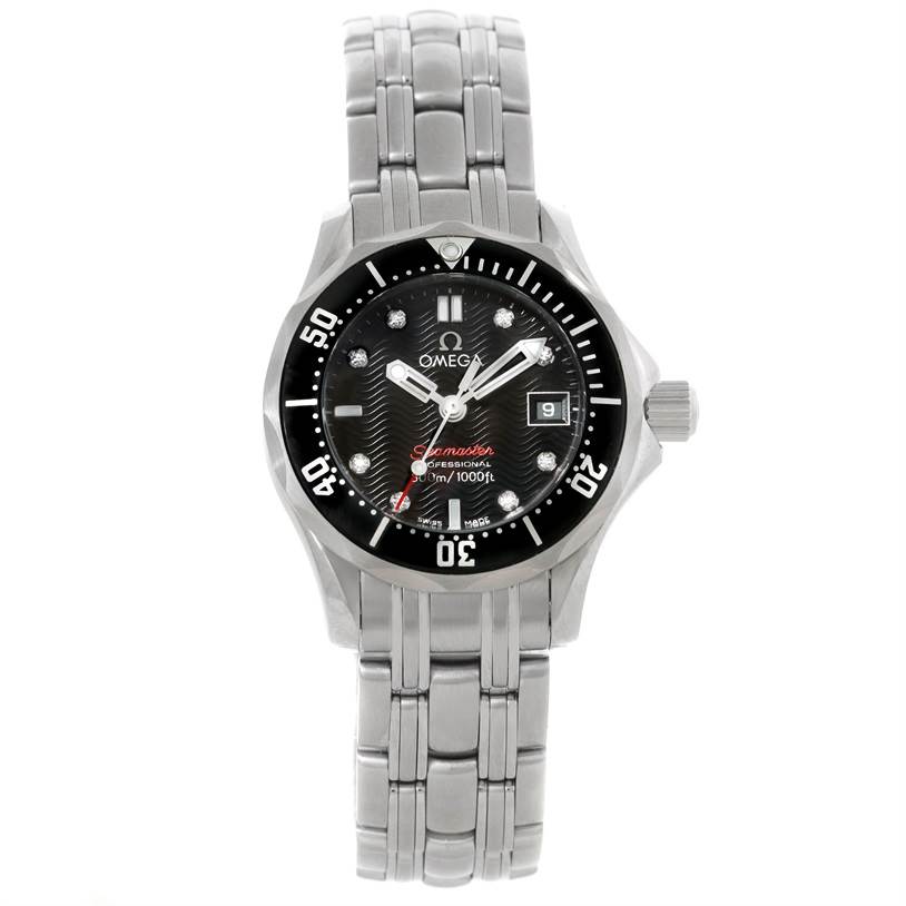 Omega Seamaster Professional Diamond Ladies Watch 212.30.28.61.51.001 ...