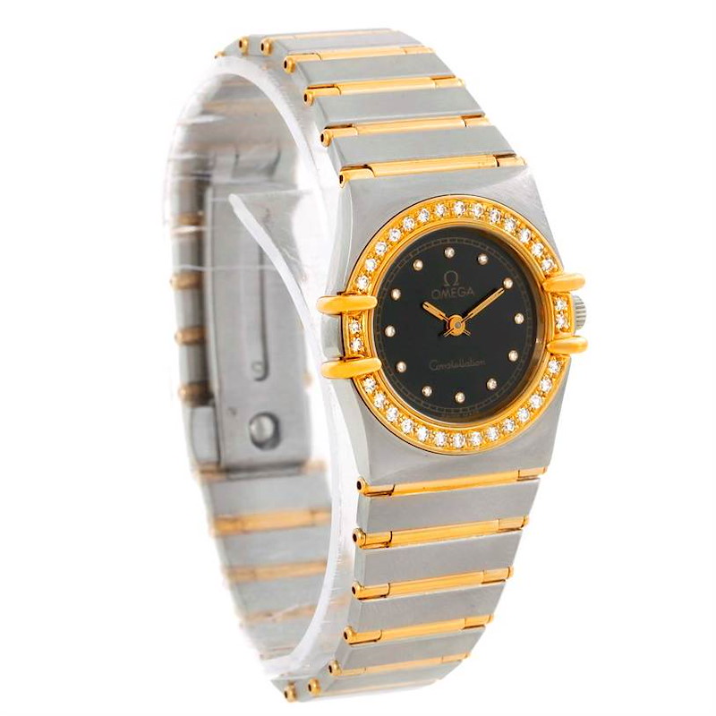 Omega Constellation My Choice Mini Steel Gold Diamond Watch SwissWatchExpo