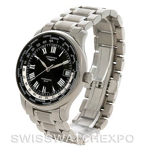 Longines Master Automatic GMT Men's Watch L2.631.4.51.6 SwissWatchExpo