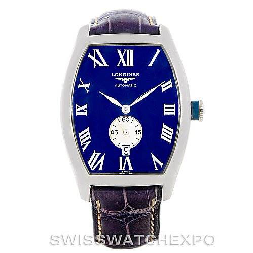 Longines Evidenza Mens Steel Watch L2.631.4 SwissWatchExpo